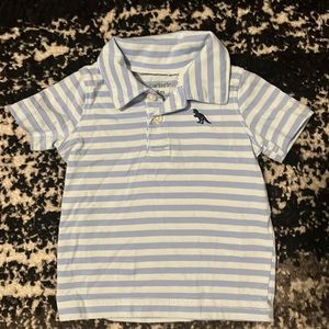 Blue stripe Dino polo